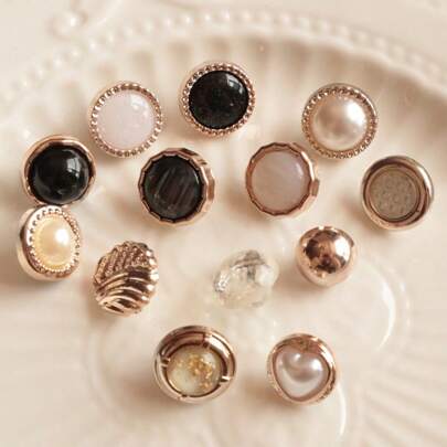 手芸材料用 パールボタン 20/30個セット ワンタッチボタン Diy 手作りジュエリー バックル 素材