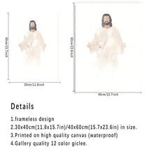 1個創意人物壁畫油畫,從遠處走向你,張開雙臂迎接你,極簡主義現代海報印件,非常適合卧室客廳走廊辦公室工作室家飾,無框,15.7×23.6英寸 - A - 查看 2