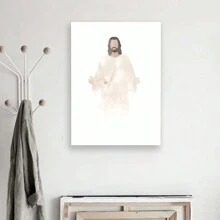 1個創意人物壁畫油畫,從遠處走向你,張開雙臂迎接你,極簡主義現代海報印件,非常適合卧室客廳走廊辦公室工作室家飾,無框,15.7×23.6英寸 - A - 查看 4