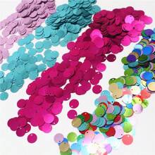 Paillettes Sequin 10mm 15mm 20mm 25mm 30mm Pvc Sequins Side Hole Sewing Wedding Crafts DIY Accessory Lentejuelas Para Coser 20gram/Bag
