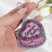 1 Chiếc Bánh Sinh Nhật Hình Trái Tim Lấp Lánh Cá Nhân Hóa 12 Cung Hoàng Đạo Móc Khóa Acrylic Lưu Niệm Phụ Kiện Xe Hơi Túi Mặt Dây Chuyền Ba Lô Cho Trường Học Chữ Cái Dễ Thương Phong Cách Goth Y2k Phụ Kiện Halloween Ngày Nhà Giáo Ý Tưởng Quà Tặng Giáng Sinh Dây Đeo Túi Có Ngăn Đựng Thẻ ID Phụ Kiện Xe Hơi Mặt Dây Chuyền Túi Phụ Kiện Xe Hơi Bạn Bè Chị Em - Nhiều màu - Xem 15