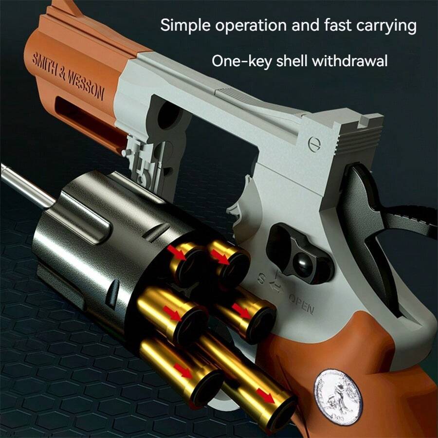 1set Random Color Accessories, 2024 New Model Magnum Zp5 Revolver Toy ...