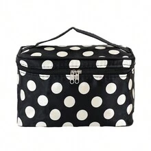 1 Túi Đựng Đồ Trang Điểm Túi Cầm Tay Cầm Tay Vuông Trang Điểm Có Gương Bảo Quản Túi Giặt Bảo Quản Trang Điểm Tổ Chức Trang Điểm - Nhiều màu - Xem 8