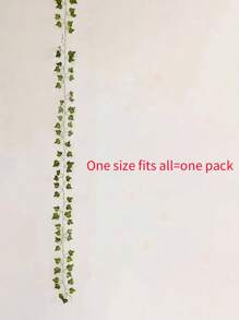 4 szt. sztucznych liści bluszczu, plastikowe pnącza do dekoracji pokoju, szafki, sufitu centrum handlowego (Uwaga: jeśli po rozpakowaniu poczujesz zapach plastiku, odłóż opakowanie na bok, aby umożliwić wentylację, co nie wpłynie na użytkowanie)