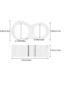 6pcs Door Knob Anti-Collision Pads, Noiseless Wall Protectors, Door Handle Bumper Buffer Guard - Clear - View 2