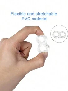 6pcs Door Knob Anti-Collision Pads, Noiseless Wall Protectors, Door Handle Bumper Buffer Guard - Clear - View 6