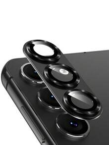 1入組全覆蓋抗刮耐磨高清相機鏡頭保護膜，適用於三星 Galaxy S22/S22+/S22 Ultra/23/S23+/S23 Ultra/S24/S24+/S24 Ultra - 黑色 - 查看 7