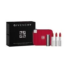 Givenchy MAKE LRI INTENSE SILK TRIO,N333,N306,N37,+ POUCH MATTE LIPSTICKS,LONG LASTING AND MOISTURIZED .12OZ /3.4g*3 - Đỏ - Xem 1