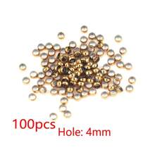 100入組304不鏽鋼1.5 2 2.5毫米鍍金圓管壓縮間隔輪和珠子,可用於自製首飾的吊墜 - 串珠 - 查看 15