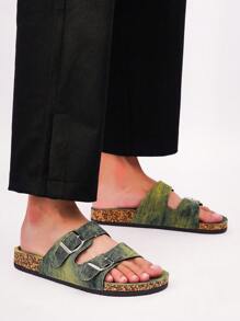 The New Men's Quick-Drying And Deodorizing Sports Beach Sandals For Spring And Summer 2025 Are Lightweight, Shock-Absorbing And Non-Slip. They Are Not Only Suitable For Home, Gym And Business Trips, But Also The First Choice For Mature Men On Seaside Vacations And Daily Wear. - Green - View 6