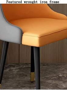 Sillas Modernas Comedor y Sala de Estar - Naranja Coral - Ver 5