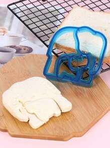 Molde Cortador De Pan Para Sándwich, Herramienta De Desayuno Artesanal, Utensilio De Cocina, 1 Ud. - Verde - Ver 4