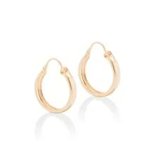 Brinco argola folheado a ouro; 520402 Rommanel