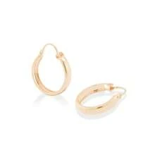 Brinco argola folheado a ouro; 520402 Rommanel