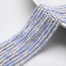 4MM Hai tông màu Hạt Hạt thủy tinh , Bắt chước Sứ Ngọc Hạt , DIY Thủ công Đồ trang sức Vòng tay Vòng Cổ Làm Chất liệu - Hạt ánh sáng hai màu 4MM - Xem 26