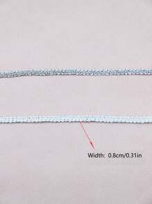 Gold And Silver 8-Shaped Wavy Woven Ribbon - Sewing Accessories, Lace Ribbon For Diy Crafts, Shoes, Hats, Bags