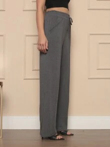 Women Pants - Màu xám đen - Xem 4