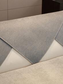 1入通用型現代簡約防滑沙發墊,沙發巾,防塵,可水洗,沙發套,保暖,不褪色,不掉毛 - 淺灰色 - 查看 6