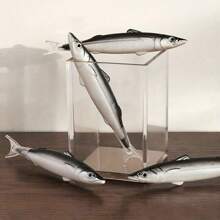 1pc Black Ballpoint Pen, Unisex, Creative Funny Fish Shaped Pen, Student Stationery Back To School