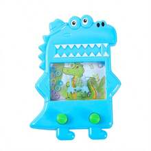 1pc Random Color Handheld Water Ring Toss Game With Bubble For Kids, Dinosaur Shaped - Multicolor - View 6