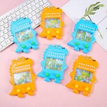 1pc Random Color Handheld Water Ring Toss Game With Bubble For Kids, Dinosaur Shaped - Multicolor - View 5