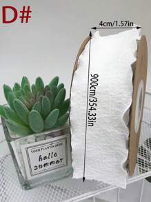 1入組4cm*9m泡泡燙縮絲帶,diy材料緞帶製作鮮花花束包裝,禮盒裝飾 - 彩色 - 查看 8