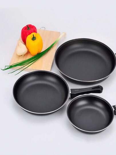 Sartenes de Hierro Fundido (3 Pz. de 20, 25 y 30cm) para Cocinar en Estufa, Horno, Asador, Fuego Directo, Resistente a Alta Temperatura, Antiadherentes Sin Teflón, Duraderos y Resistentes
