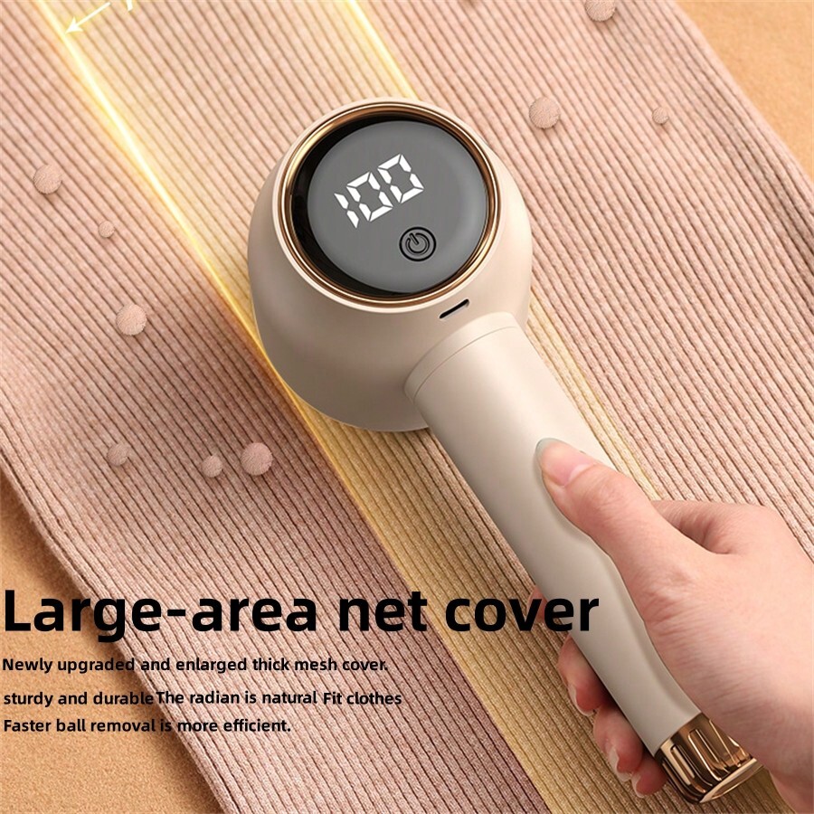 Lint Remover And Clothes Shaver With Lcd Display, Household 2In1