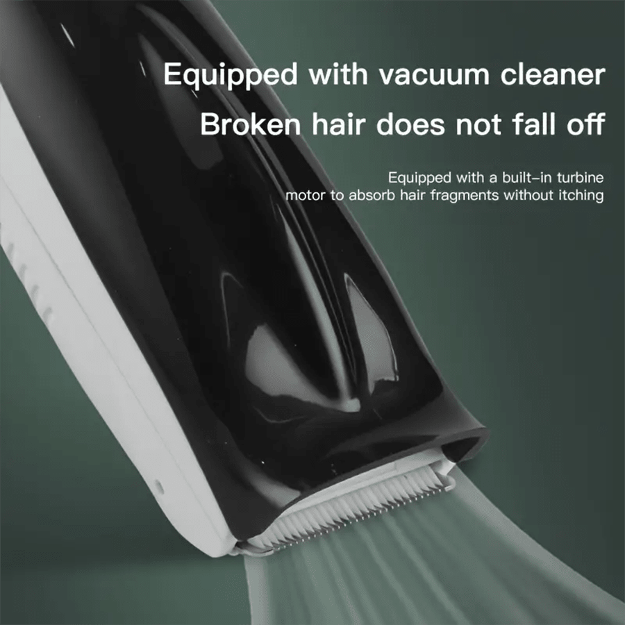 Vacuum Suction Hair Clipper, Quiet Hair Clipper Set, Rechargeable