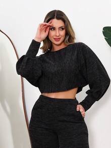 Women Two-Piece Outfits - màu đen - Xem 5