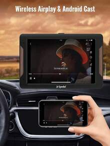 7 Inch Portable Car Stereo Wireless Apple CarPlay Android Auto