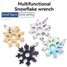 1 Miếng Đa chức năng Bông tuyết Cờ-lê Công cụ , Cờ-lê , Cái vặn vít , Hình lục giác Ổ cắm , Carbon cao Thép , Có thể mang đi Bông tuyết Cờ-lê - Nhiều màu - Xem 2