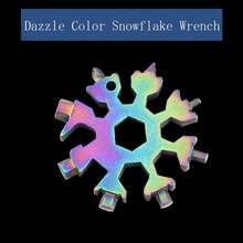 1 Miếng Đa chức năng Bông tuyết Cờ-lê Công cụ , Cờ-lê , Cái vặn vít , Hình lục giác Ổ cắm , Carbon cao Thép , Có thể mang đi Bông tuyết Cờ-lê - Nhiều màu - Xem 7