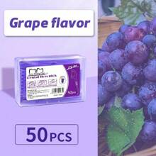 50pcs/Box Super Thin Smooth Disposable Floss, Individually Packaged, Fruit Flavor Floss Stick, Home Pack Toothpick, Portable Box - Multicolor - View 8