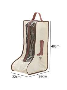 1 pezzo/2 pezzi/3 pezzi Borsa da viaggio per scarpe, borsa per conservazione stivali, borsa protettiva antipolvere per stivaletti con manico, stivali corti portatili e impermeabili, organizer per scarpe da donna e da uomo (stivaletti alla caviglia)