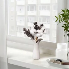 Hoa giả, Trắng, Cây giả, Đồ trang trí quanh năm cho trường học, ký túc xá, văn phòng, trở lại trường, tiệc tùng, ngày lễ, sinh nhật, nhà, lối vào, khách sạn, nhà hàng, phòng khách, phòng ngủ, đám cưới, nhà bếp, vườn, ngày lễ tình nhân, lễ hội mùa xuân - trắng - Xem 7
