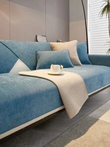 1 Miếng phổ cập Đệm sofa , Tối giản hiện đại Thiết kế , Chống trượt , Chống bụi , Chống bám bẩn , Máy giặt được Bọc ghế sofa Đối với Tất cả các mùa , Ấm áp , không phai , Và - Xanh đậm - Xem 1