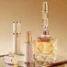 1 Chai xịt nước hoa mini có thể nạp lại, bình xịt nước hoa di động có thể nạp lại, hộp đựng bơm để mang theo khi đi du lịch và đi chơi, trang trí phòng tắm tại nhà, trang trí mùa thu trở lại trường - trắng - Xem 1