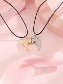 Fashionable, Elegant, Lovely Best Friend Necklace Set, Couples Necklace, Jewelry Representing Friendship And Relationship, Perfect Gift For Her Or Him - Multicolor - View 5