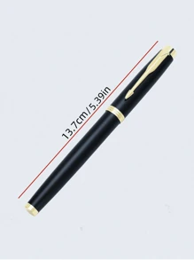 Pluma De Firma Para Negocios/estudiantes, Regalo Para Hombres/mujeres, Regalo De Cumpleaños/año Nuevo, Herramienta De Escritura De Lujo Sabia Y Elegante - gris brillante - Ver 7