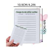 Funny Notepads, Novelty Notepads, Funny Funky And Rude Desk Accessories For Gifts To Friends, Colleagues, Bosses - White - View 2