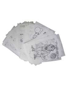100 pz Pellon para colorear Tamaño Oficio, Surtido, Papel pellon para colorear. 100 pz - Blanco - Ver 1