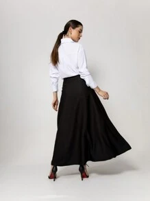 Women Skirts - 黑色 - 查看 5