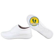 Zapato Para Mujer Médico Enfermera Clínico Zapato Para Doctora Fisioterapeuta Zapatos De Dama Para Chef Super Cómodo De Vestir De Piel  Enfermeria 2015 - Blanco - Ver 5