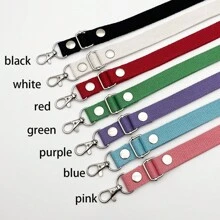 Correa De Bolso De Lona De 51,18 Pulgadas, Color Caramelo, Correa De Hombro Ajustable, Correa Ancha Reforzada Con Remache - Multicolor - Ver 2