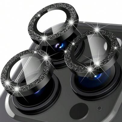 3 paquetes de película protectora para lente de cámara de iPhone 15Pro Max / 15Pro, cubierta de lente de cámara de vidrio templado para iPhone 14 Pro Max 6.7 pulgadas / iPhone 14 Pro 6.1 pulgadas [ajuste perfecto] Brillante para iPhone 16Promax/16/16Pro/16Plus /17/17 Pro/17 Pro Max/17 Air