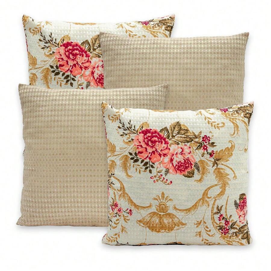 Decorative & Throw Pillows - 玫瑰-卡其色 - 查看 1