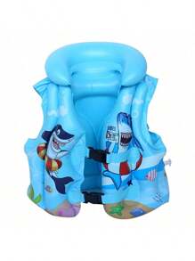 PVC Drifting Safety Chaleco Inflable resistente al desgaste Seguro para nadar Pesca en el mar - Azul - Ver 1