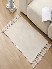 1入組波西米亞流蘇地毯現代家居裝飾地墊，適用於客廳、臥室、入口等，房間裝飾 - 3 - 查看 4