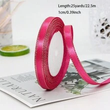 1 Roll 25 Yards, 1cm Phnom Penh Ribbon Wedding Candy Box Ribbon Gift Wrap Ribbon Ribbon Hand-Made D Iy Decorative Tape